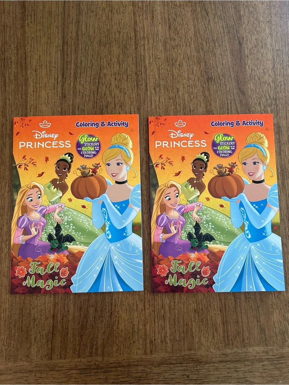 Disney Princess Fall Magic Coloring & Activity Books (set includes 2!) 🍁🎃👑